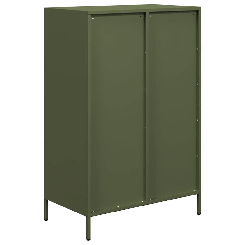 Högskåp Oliv 68X39X101,5 Cm Stål
