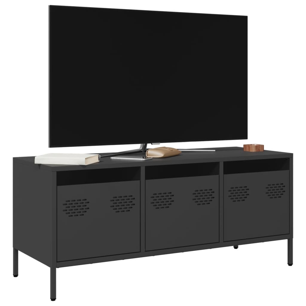 Tv-Bänk 68X39X43,5 Cm Kallvalsat Stål