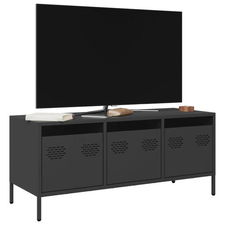 Tv-Bänk 68X39X43,5 Cm Kallvalsat Stål