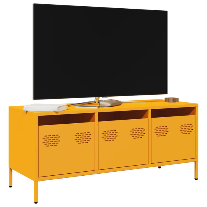 Tv-Bänk 68X39X43,5 Cm Kallvalsat Stål