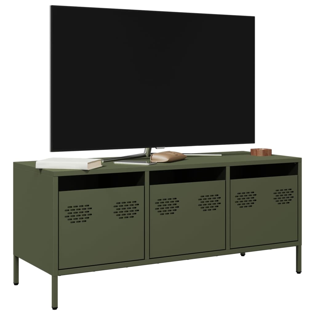 Tv-Bänk 68X39X43,5 Cm Kallvalsat Stål