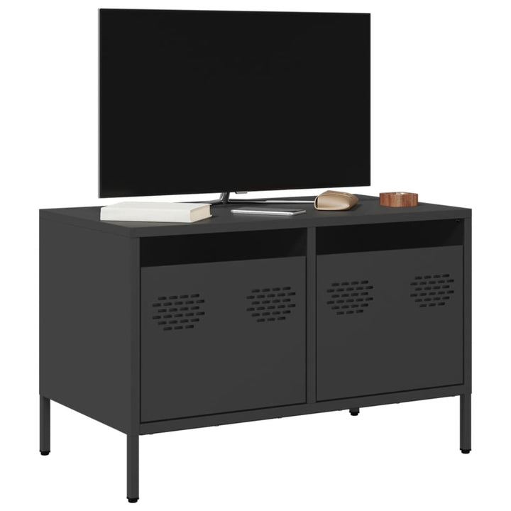 Tv-Bänk 68X39X43,5 Cm Kallvalsat Stål