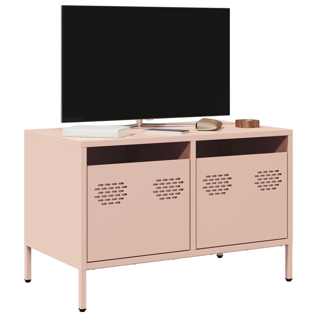 Tv-Bänk 68X39X43,5 Cm Kallvalsat Stål