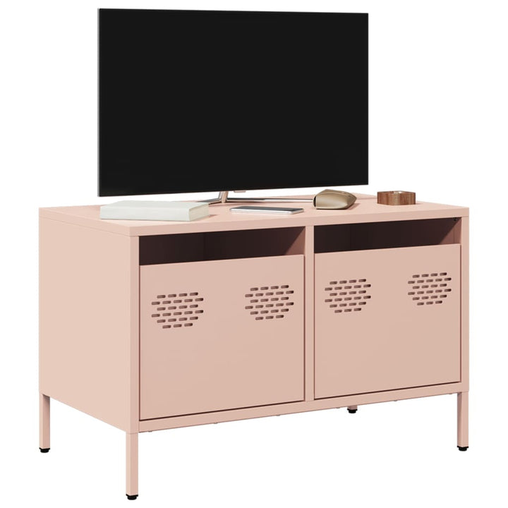 Tv-Bänk 68X39X43,5 Cm Kallvalsat Stål