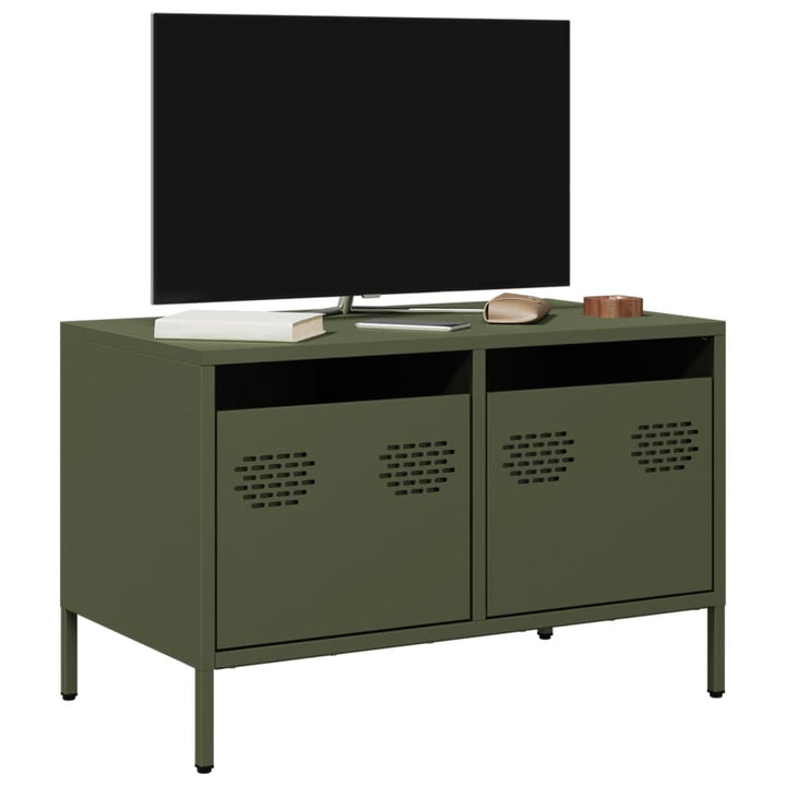 Tv-Bänk 68X39X43,5 Cm Kallvalsat Stål