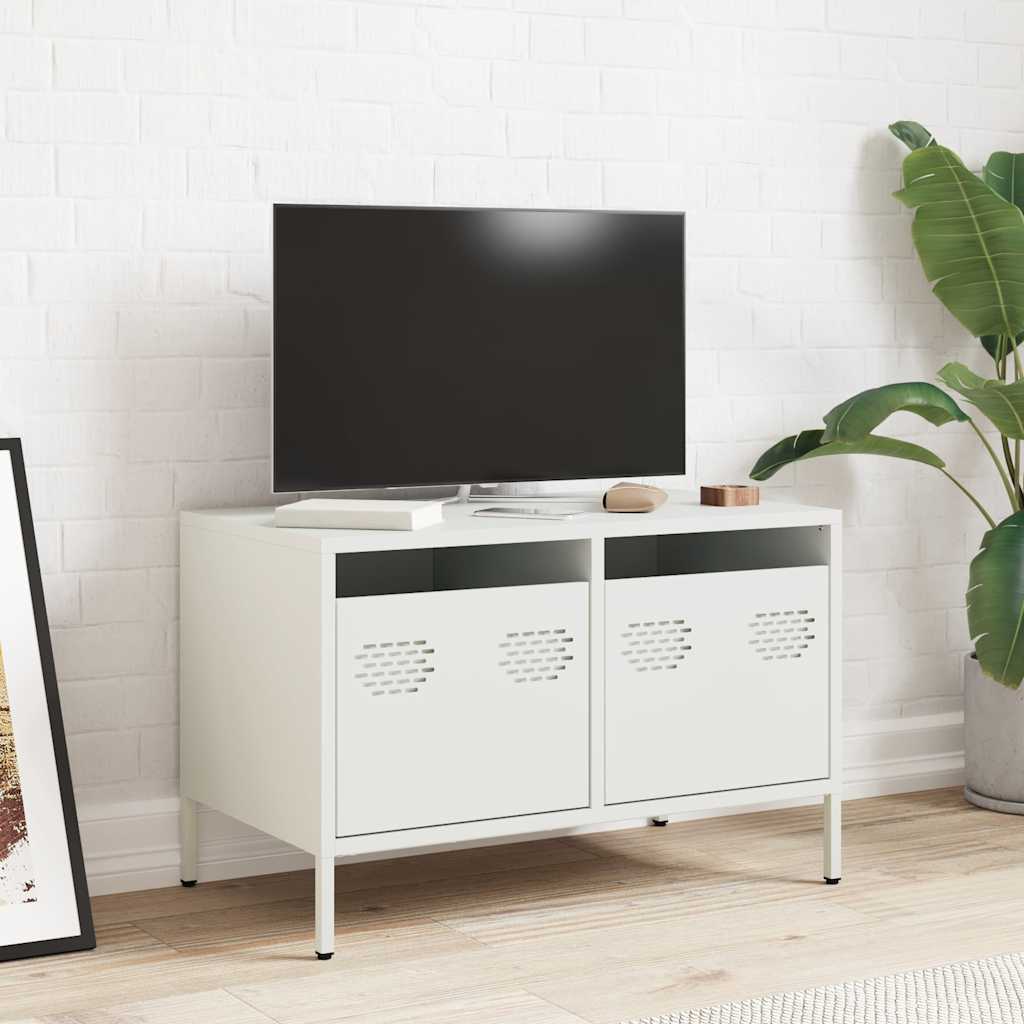 Tv-Bänk 68X39X43,5 Cm Kallvalsat Stål