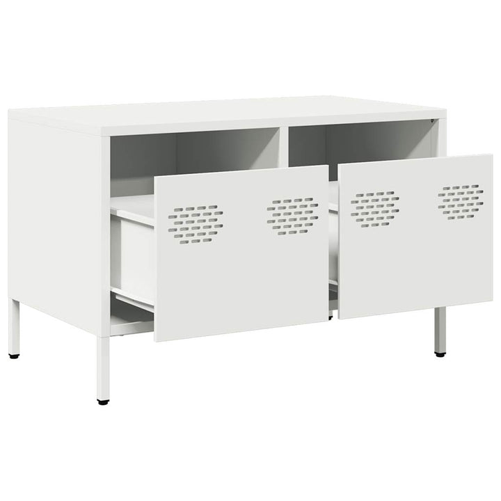 Tv-Bänk 68X39X43,5 Cm Kallvalsat Stål