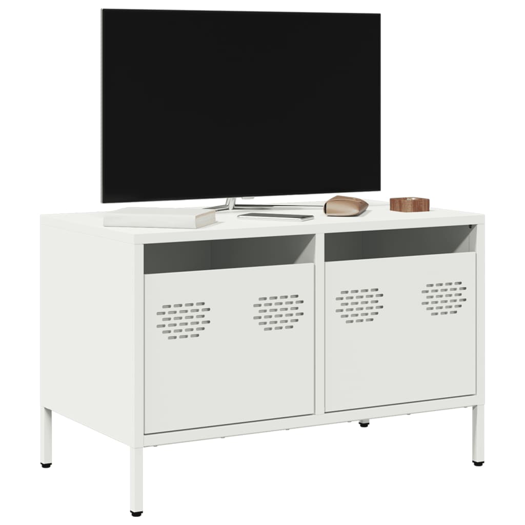 Tv-Bänk 68X39X43,5 Cm Kallvalsat Stål