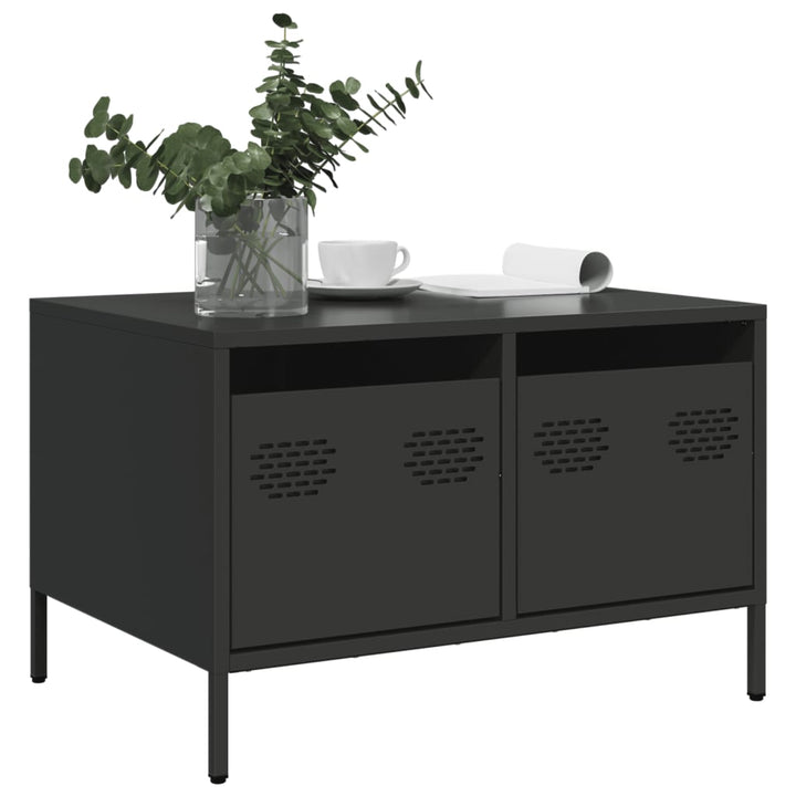 Tv-Bänk 68X50X43,5 Cm Kallvalsat Stål