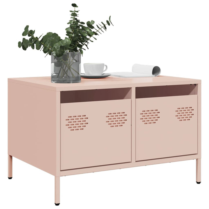 Tv-Bänk 68X50X43,5 Cm Kallvalsat Stål
