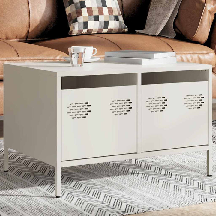 Tv-Bänk 68X50X43,5 Cm Kallvalsat Stål