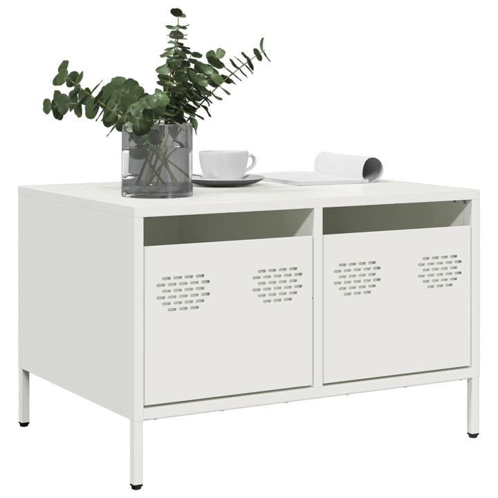 Tv-Bänk 68X50X43,5 Cm Kallvalsat Stål