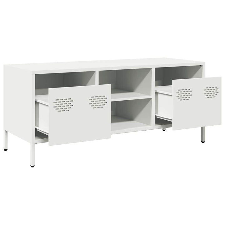 Tv-Bänk 101,5X39X43,5 Cm Kallvalsat Stål