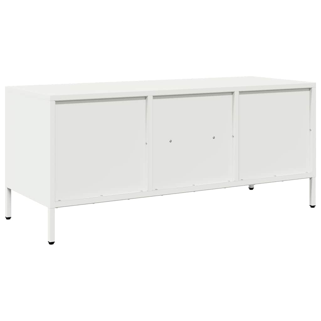 Tv-Bänk 101,5X39X43,5 Cm Kallvalsat Stål
