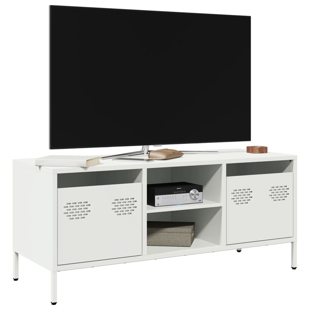 Tv-Bänk 101,5X39X43,5 Cm Kallvalsat Stål
