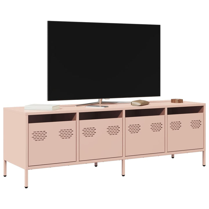Tv-Bänk 202X39X43,5 Cm Kallvalsat Stål
