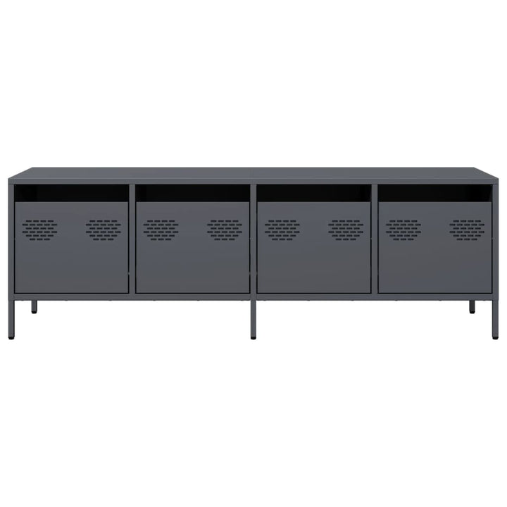 Tv-Bänk 135X39X43,5 Cm Kallvalsat Stål