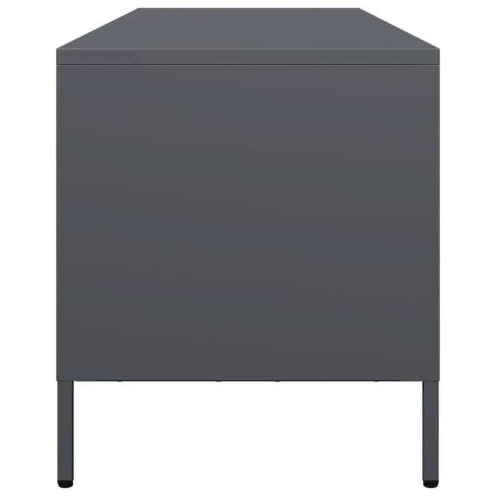 Tv-Bänk 135X39X43,5 Cm Kallvalsat Stål
