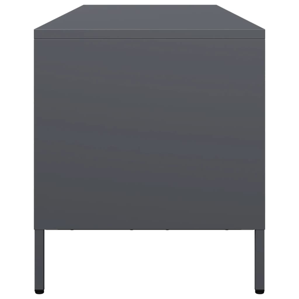 Tv-Bänk 135X39X43,5 Cm Kallvalsat Stål