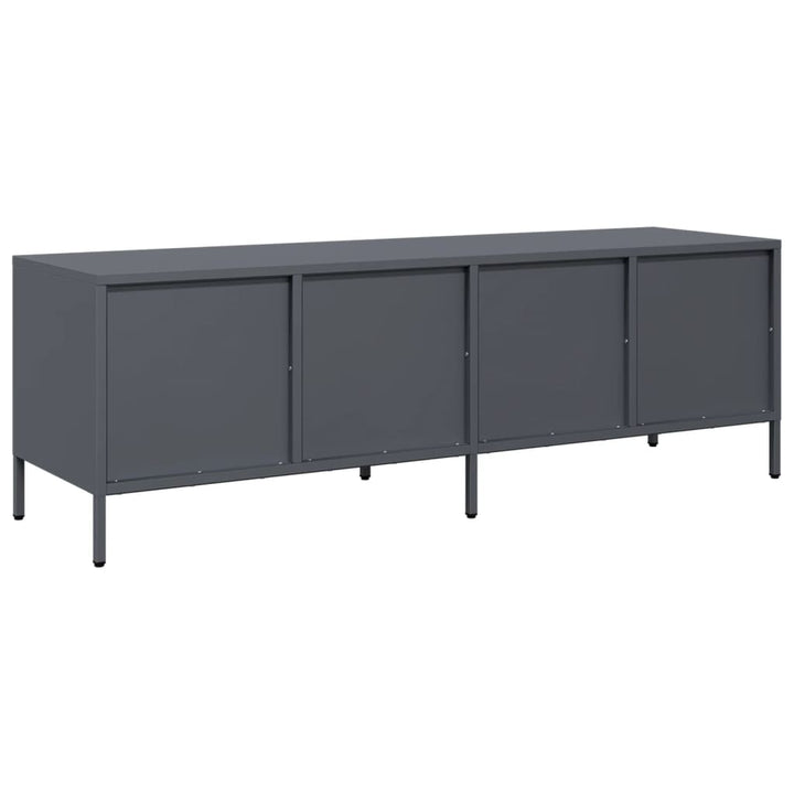 Tv-Bänk 135X39X43,5 Cm Kallvalsat Stål