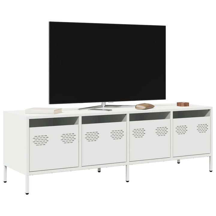 Tv-Bänk 202X39X43,5 Cm Kallvalsat Stål