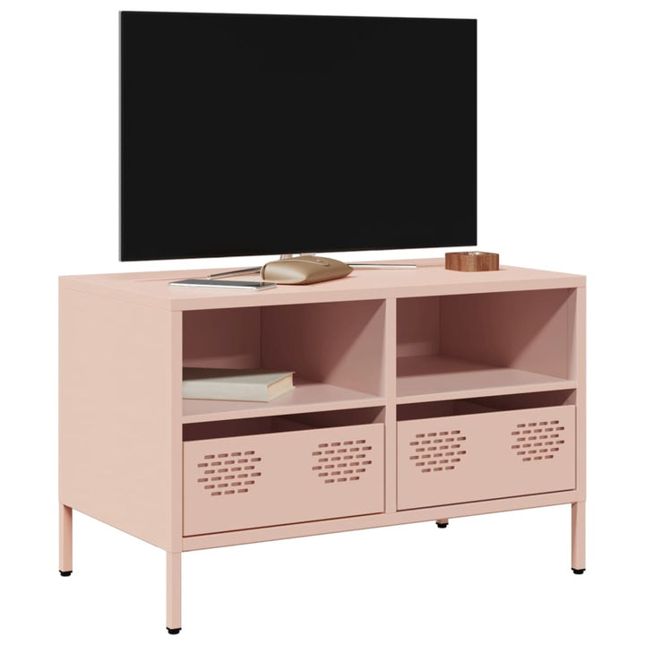 Tv-Bänk 202X39X43,5 Cm Kallvalsat Stål