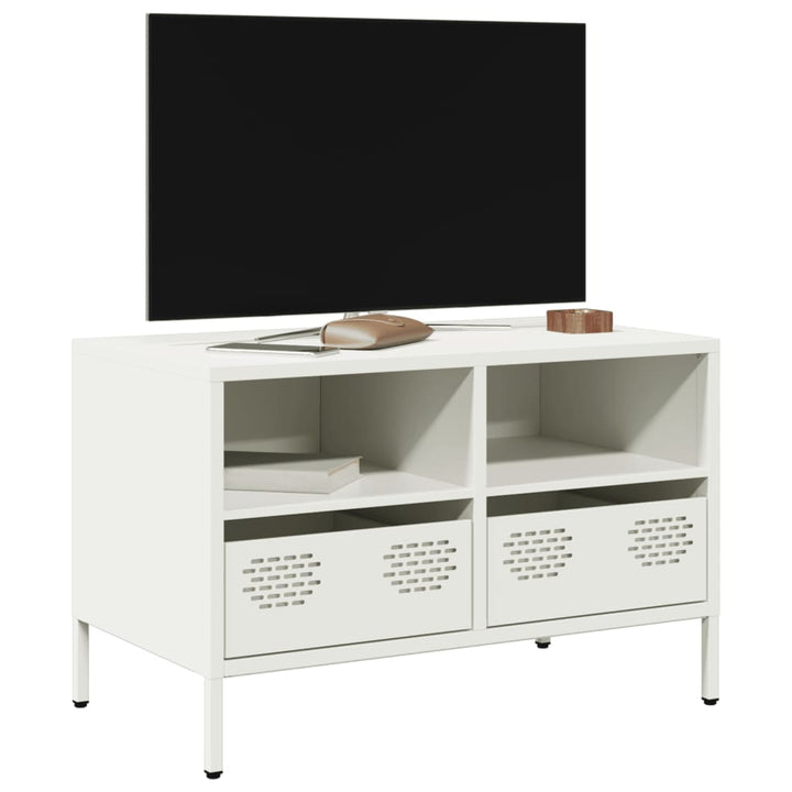 Tv-Bänk 202X39X43,5 Cm Kallvalsat Stål