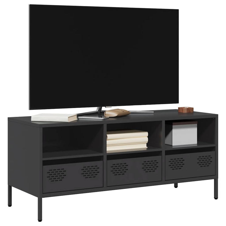 Tv-Bänk 202X39X43,5 Cm Kallvalsat Stål