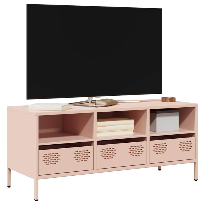Tv-Bänk 202X39X43,5 Cm Kallvalsat Stål