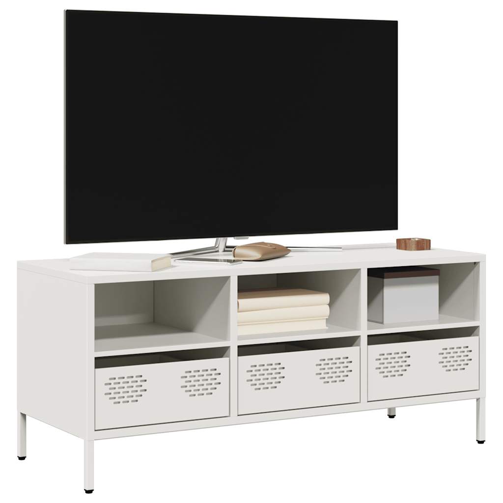 Tv-Bänk 202X39X43,5 Cm Kallvalsat Stål
