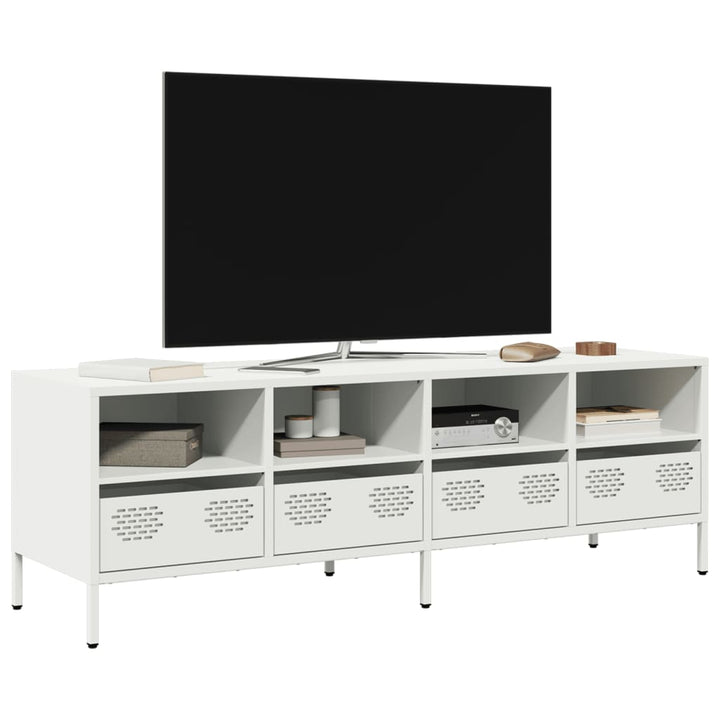 Tv-Bänk 202X39X43,5 Cm Kallvalsat Stål