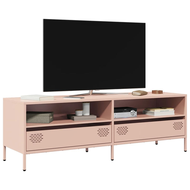 Tv-Bänk 202X39X43,5 Cm Kallvalsat Stål