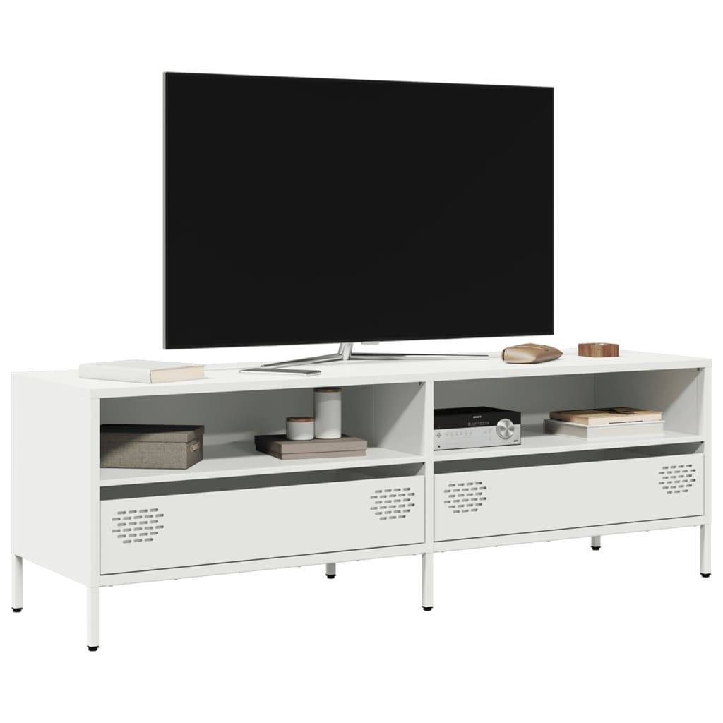 Tv-Bänk 202X39X43,5 Cm Kallvalsat Stål