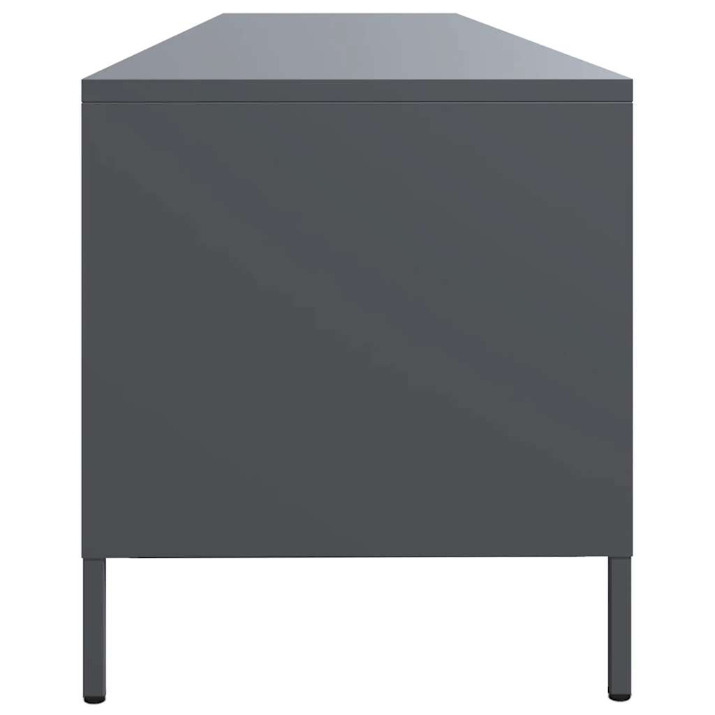 Tv-Bänk 202X39X43,5 Cm Kallvalsat Stål