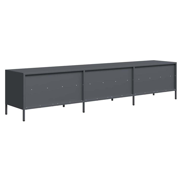 Tv-Bänk 202X39X43,5 Cm Kallvalsat Stål