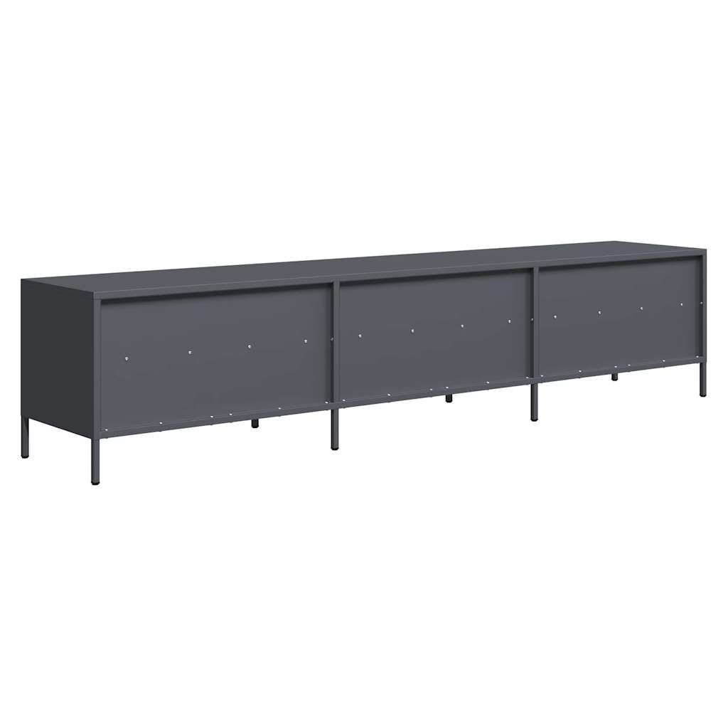 Tv-Bänk 202X39X43,5 Cm Kallvalsat Stål