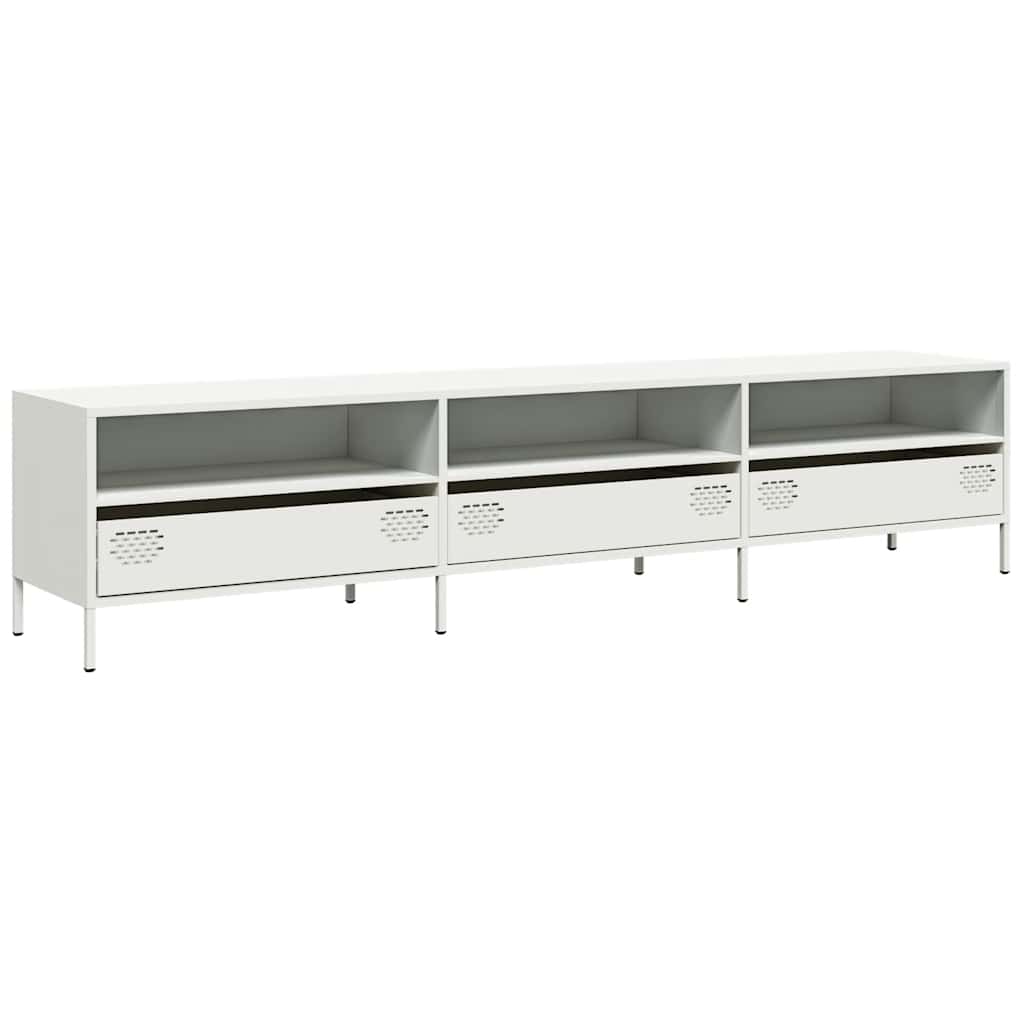 Tv-Bänk 202X39X43,5 Cm Kallvalsat Stål