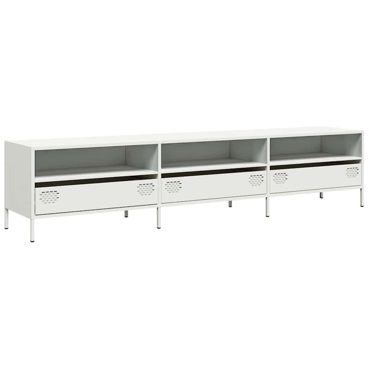 Tv-Bänk 202X39X43,5 Cm Kallvalsat Stål