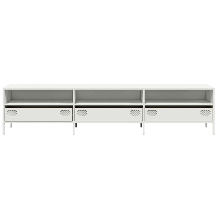 Tv-Bänk 202X39X43,5 Cm Kallvalsat Stål