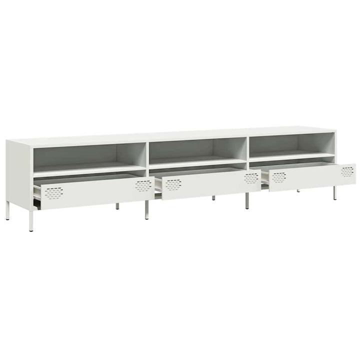 Tv-Bänk 202X39X43,5 Cm Kallvalsat Stål