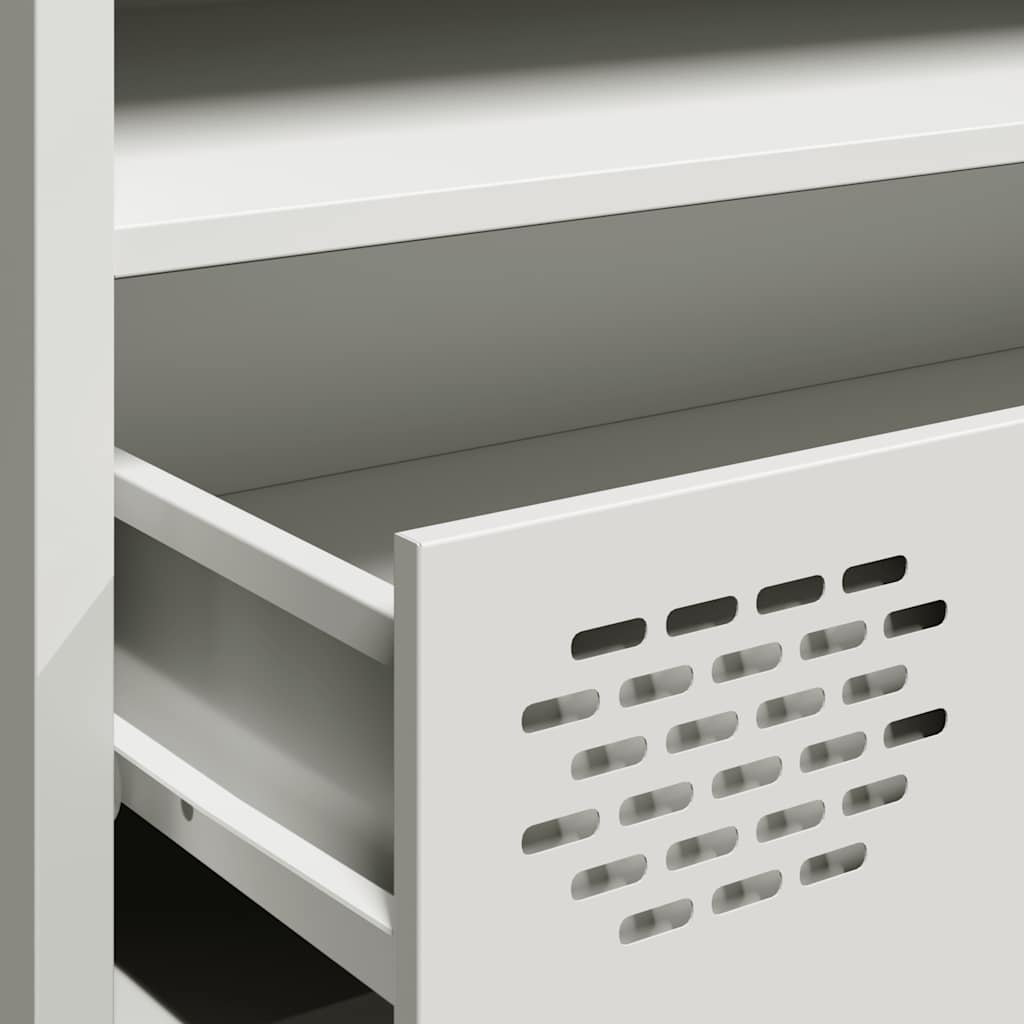 Tv-Bänk 202X39X43,5 Cm Kallvalsat Stål