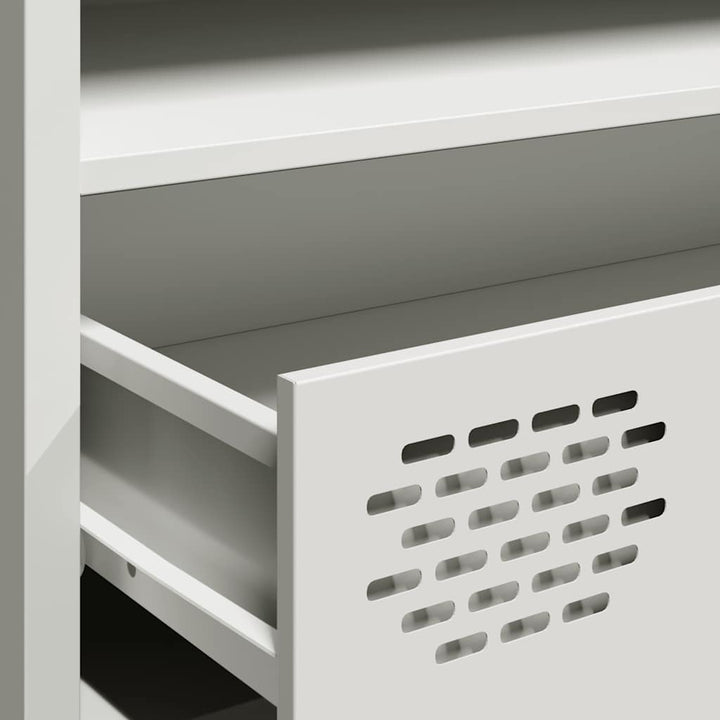 Tv-Bänk 202X39X43,5 Cm Kallvalsat Stål