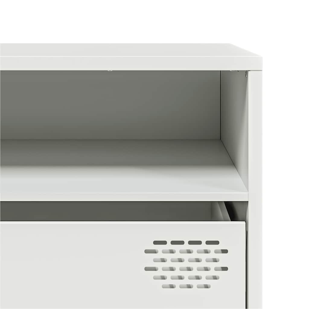 Tv-Bänk 202X39X43,5 Cm Kallvalsat Stål