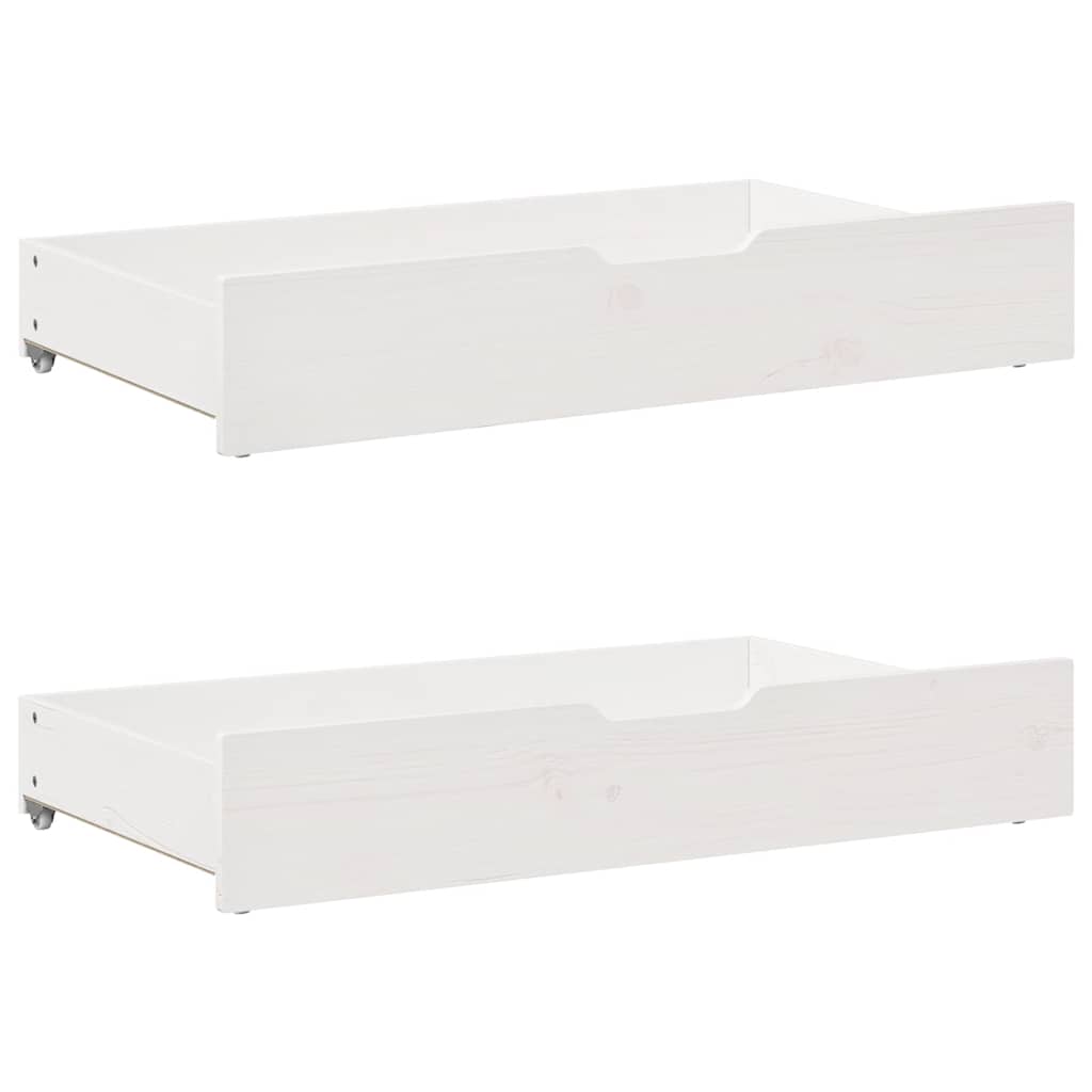 Dagbädd Med Lådor 90X200 Cm Massiv Furu