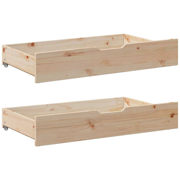 Dagbädd Med Lådor Massiv Furu