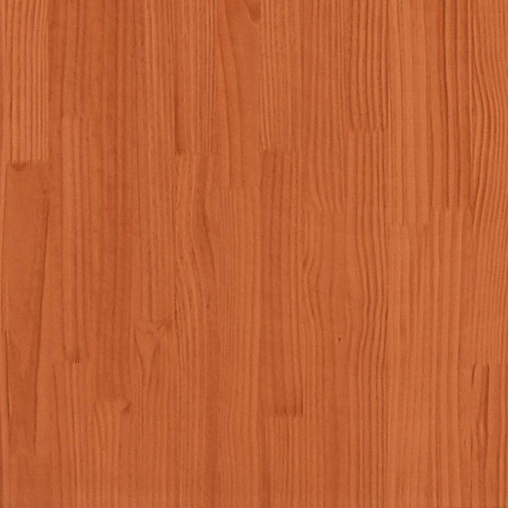 Utdragbar Dagbädd Med Lådor Vaxad Brun 90X190 Cm Massiv Furu