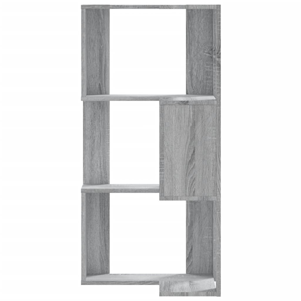 Bokhylla Hörn 3 Hyllplan 50X50X102Cm Konstruerat Trä
