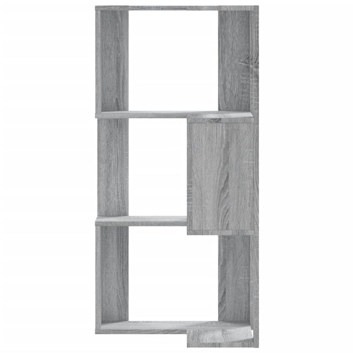 Bokhylla Hörn 3 Hyllplan 50X50X102Cm Konstruerat Trä