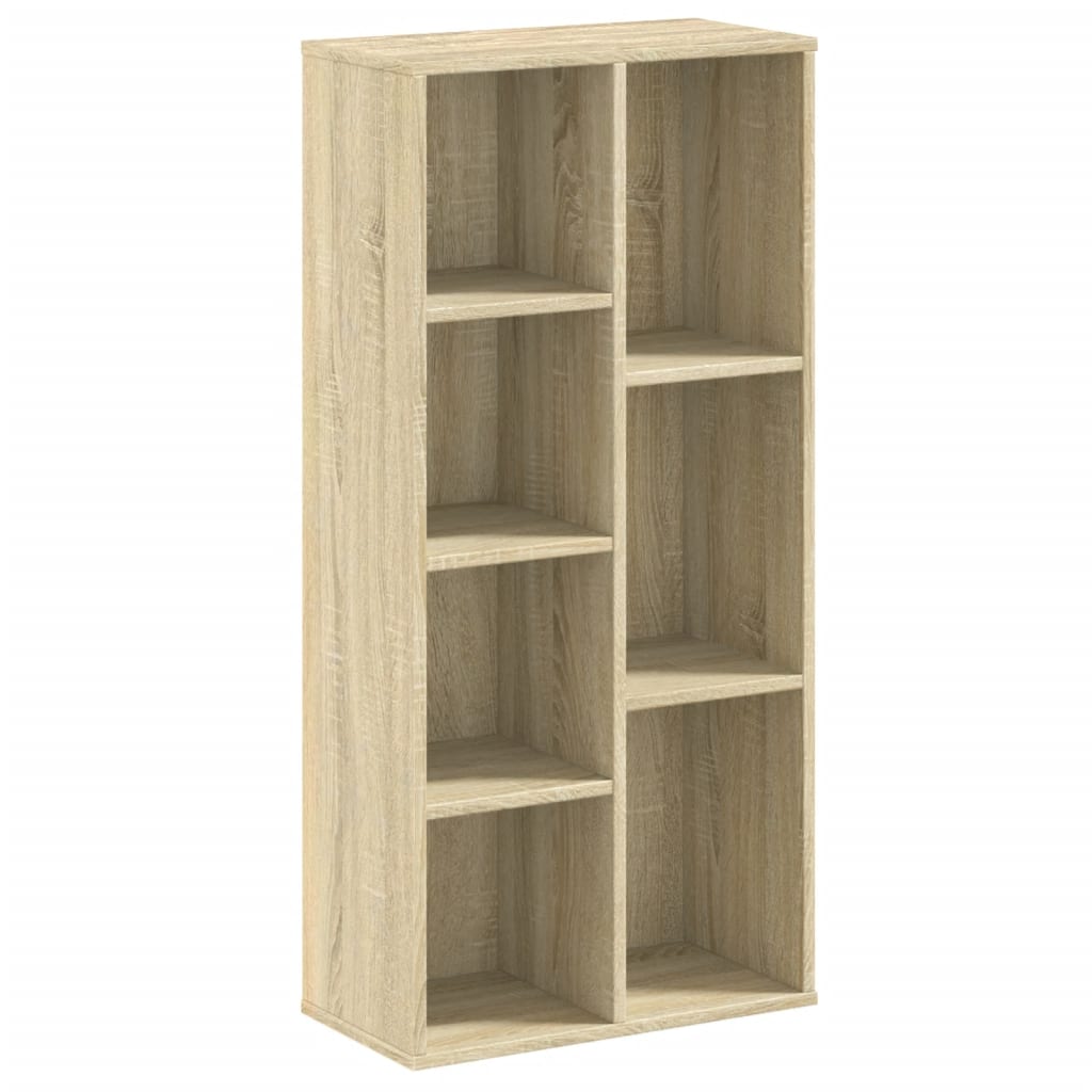 Bokhylla Sonoma-Ek 50X25X105 Cm Konstruerat Trä