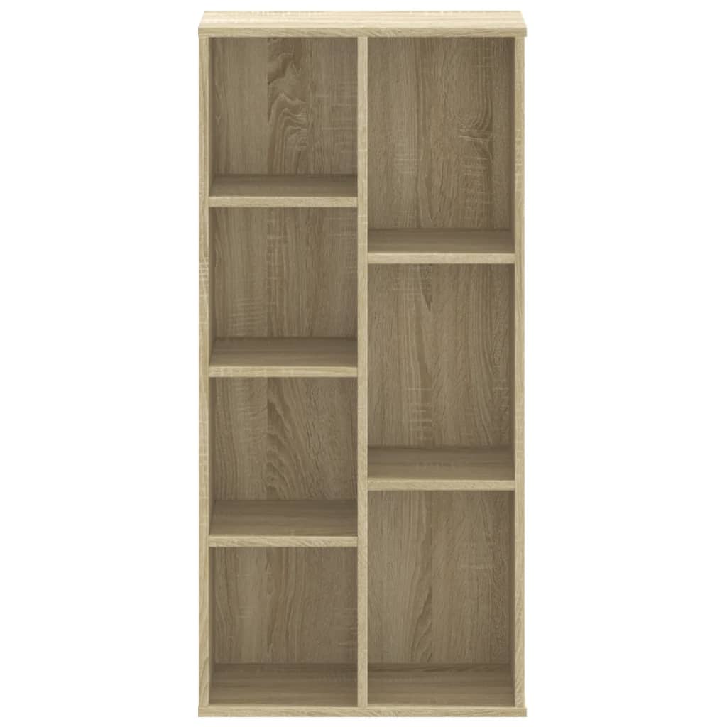 Bokhylla Sonoma-Ek 50X25X105 Cm Konstruerat Trä